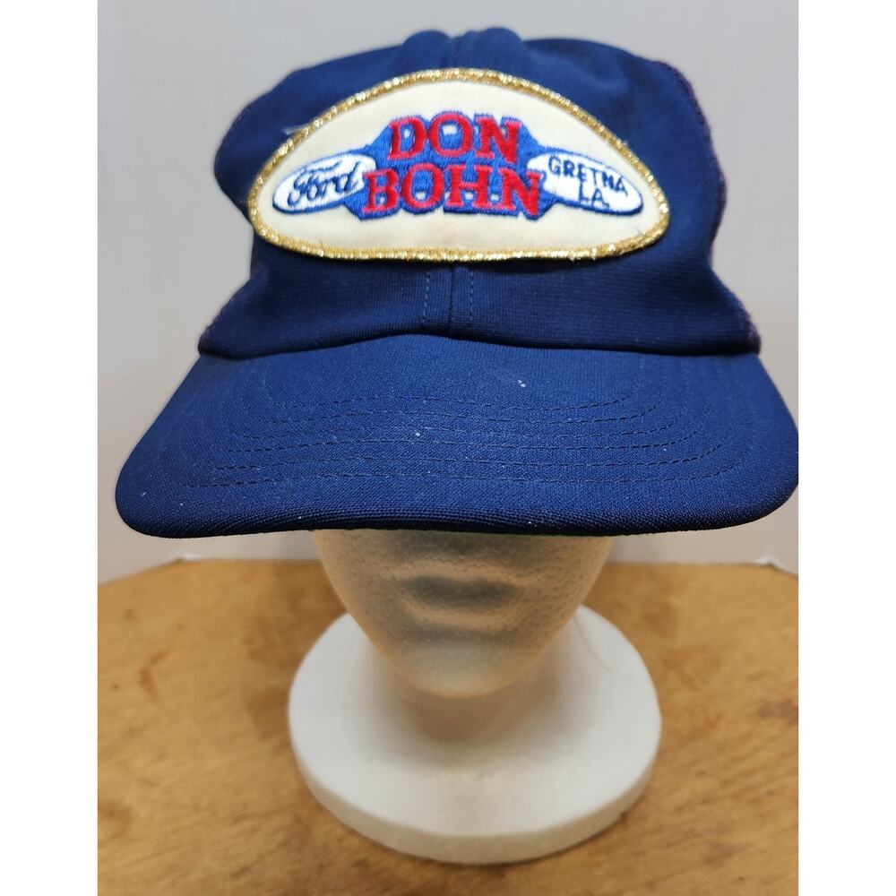 vintage USA made 1980s trucker FORD snapnack Don Bohn hat DEALERSHIP